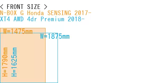 #N-BOX G Honda SENSING 2017- + XT4 AWD 4dr Premium 2018-